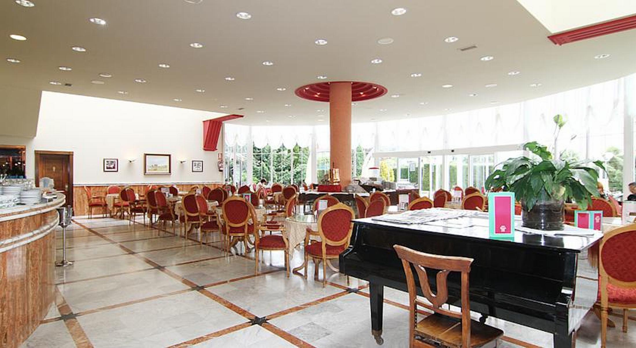 Hotel Begona Park Gijón Restaurang bild